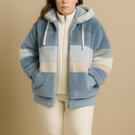 Amandine | Cozy Hooded Sherpa-Style Jacket