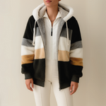 Amandine | Cozy Hooded Sherpa-Style Jacket