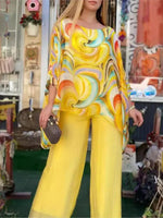 Marjolaine | Fluid Printed Two-Piece Set