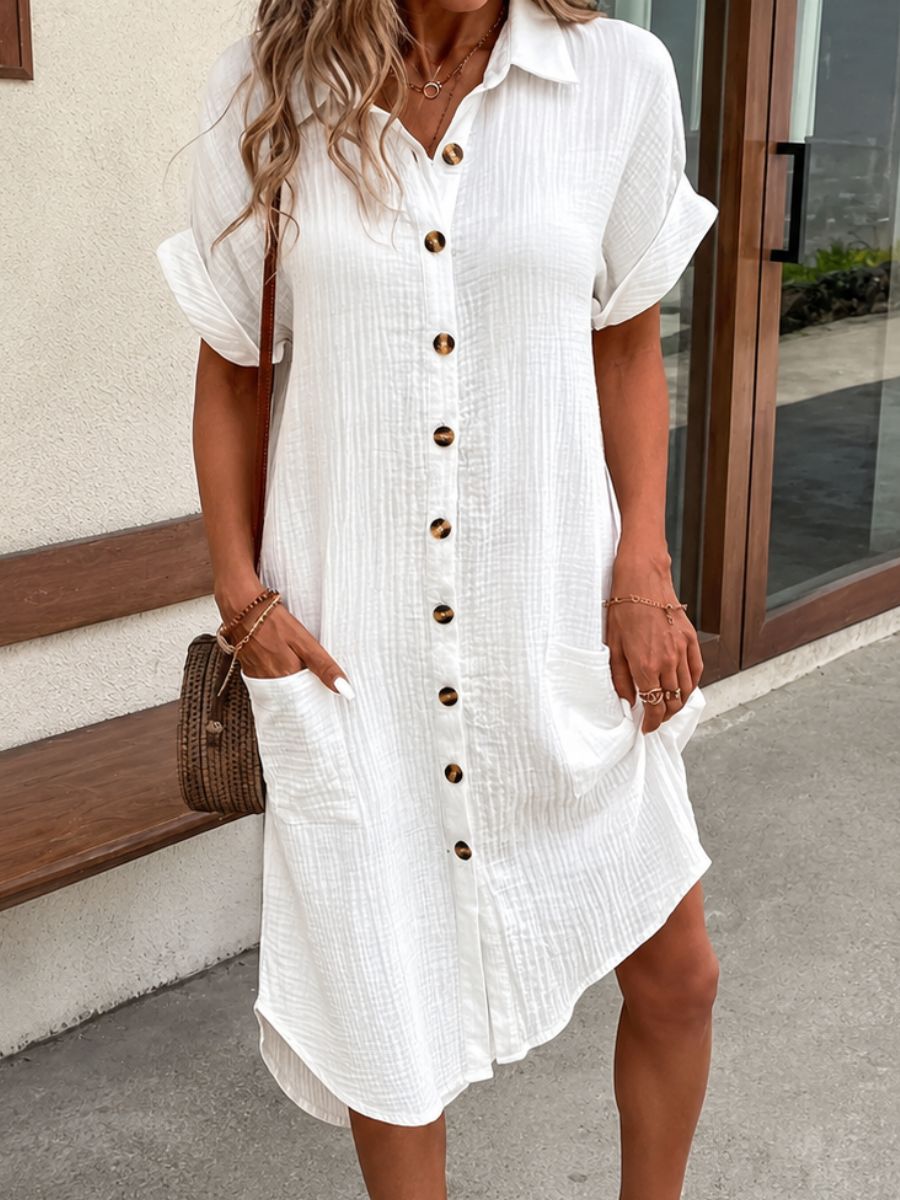 Margaux | Lightweight Summer Shirt Dress