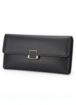 Minimalist Clutch Wallet Metal Buckle