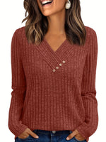 Vivia | Ribbed Blouse