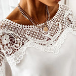Isaline | Elegant Lace-Detail Blouse