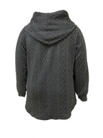 Suzanne | Textured Hooded Coat