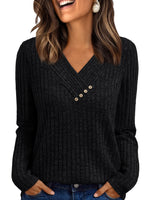 Vivia | Ribbed Blouse