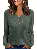Vivia | Ribbed Blouse