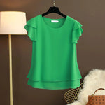Mirela | Double-Layer Ruffle Blouse