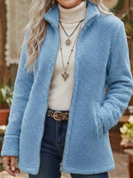 Claire | Lightweight Wool-Look Zip-Up Jacket