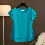 Mirela | Double-Layer Ruffle Blouse