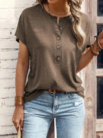 Alix | Button-Detail Blouse