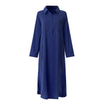 Élina | Relaxed Button-Up Shirt Dress