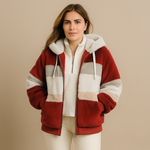 Amandine | Cozy Hooded Sherpa-Style Jacket