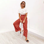Éva | High-Waisted Wide-Leg Pants