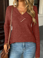 Vivia | Ribbed Blouse