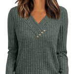 Vivia | Ribbed Blouse