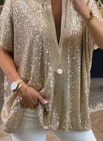 Ninon | Relaxed Sequin Blouse