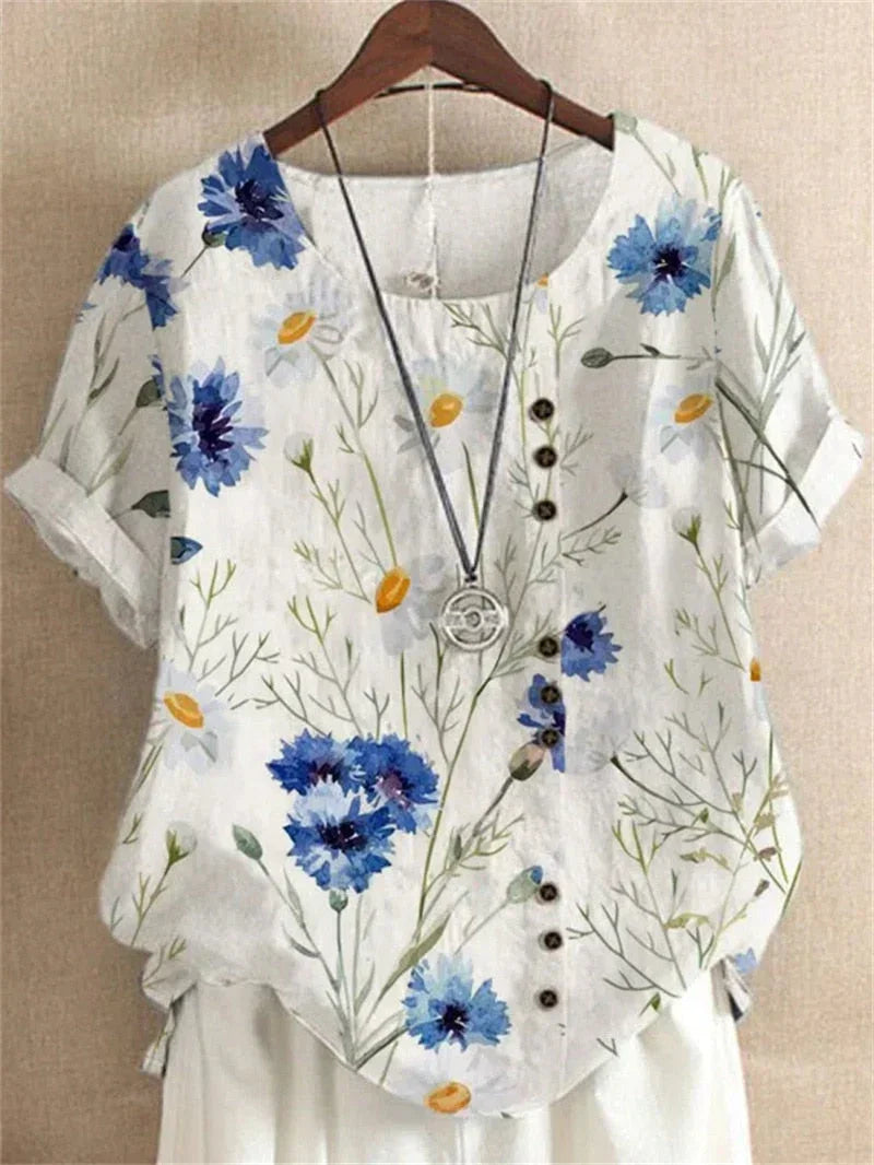 Nadège | Floral Print Blouse