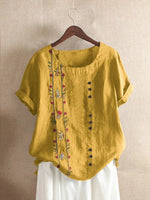 Floriane | Floral Embroidered Blouse