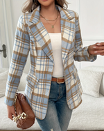 Adéliane | Plaid Blazer