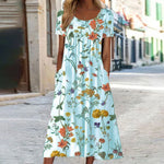 Camélia | Flowy Floral Dress
