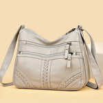 Harper | Multi-Pocket Leather Crossbody