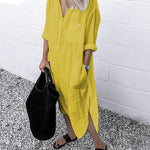 Élina | Relaxed Button-Up Shirt Dress