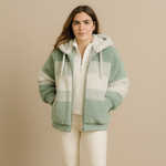 Amandine | Cozy Hooded Sherpa-Style Jacket