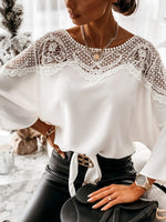 Isaline | Elegant Lace-Detail Blouse