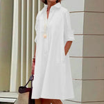 Amance | Relaxed Short Shirt Dress