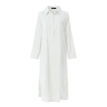 Élina | Relaxed Button-Up Shirt Dress