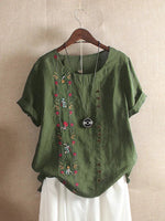 Floriane | Floral Embroidered Blouse