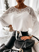 Isaline | Elegant Lace-Detail Blouse