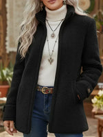 Claire | Lightweight Wool-Look Zip-Up Jacket