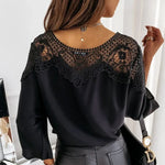 Isaline | Elegant Lace-Detail Blouse