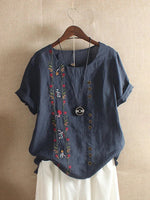 Floriane | Floral Embroidered Blouse