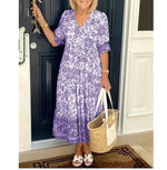 Sabine | Floral Printed Midi Dress